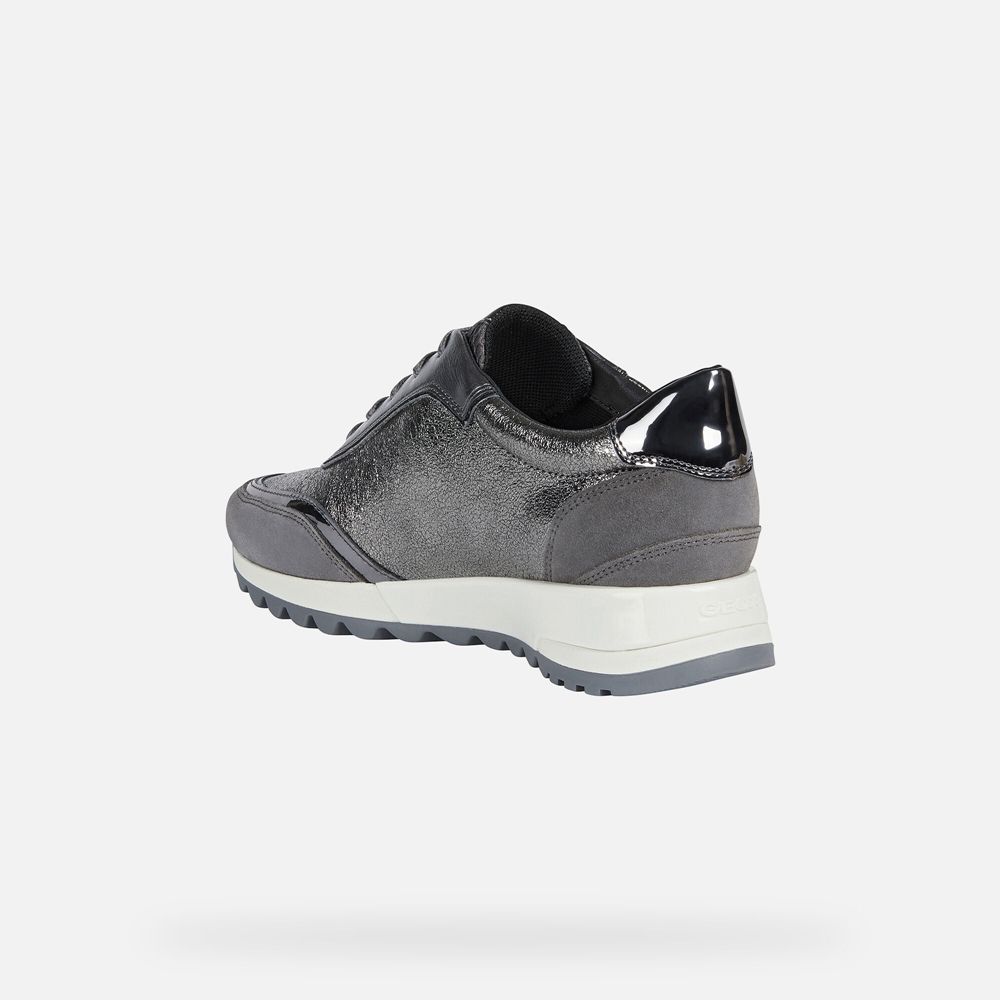 Geox Sneakers Dark Grey Tabelya - Geox Womens Shoes - UNPOXV095